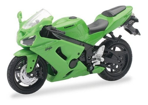 Moto New Ray Kawasaki Ninka Zx-6rr Escala 1:18 41047 257013