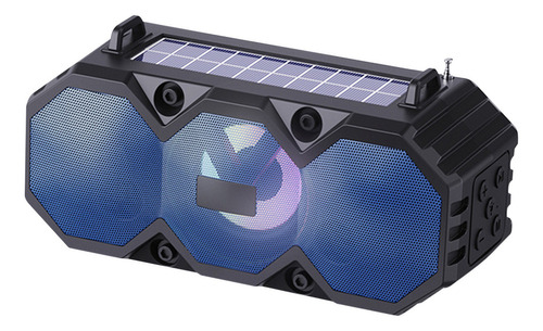 S Altavoz Bluetooth Solar Portátil Con Subwoofer