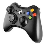 Controle Sem Fio Joystick Wireless Compatível Xbox 360 Preto