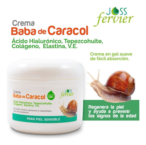 Crema Baba De Caracol Con Ácido Hialurónico 2x1 