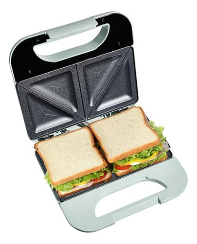 Sandwichera  - 750w, Placas Antiadherentes, Fácil Limpieza