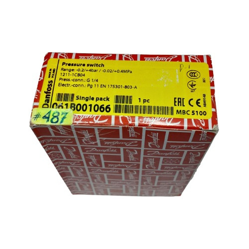 Danfoss 061b001066 1211-1cb04 Presostato, Mbc 5100 