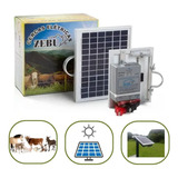 Kit Cerca Eletrica Solar Eletrificador + Placa 35km Zebu