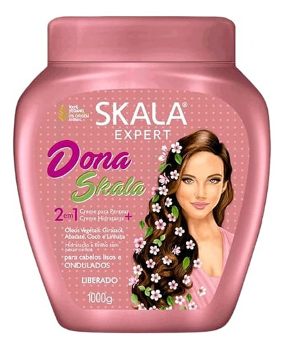 Skala Dona Máscara Vegana Crema De Peinar Nutritiva X 1kg