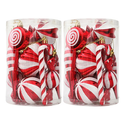 Xt Set De 28 Bastones De Caramelo Para Decoración De Árbol | Meses sin interés
