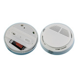 Detector Sensor Humo C/ Buzzer Techo Seguridad + Bat 9v Htec