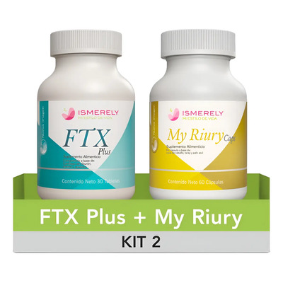 Kit Ismerely Suplementos | Ftx Plus + My Riury | Meses sin interés