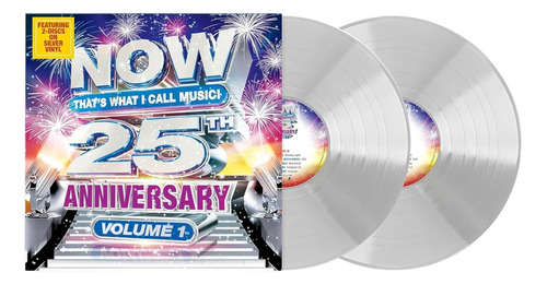 Now 25th Anniversary Dua Lipa 2 Lp Silver Vinyl