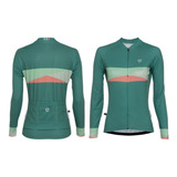 Jersey Ciclismo M/l Hombre Gw Crosswalk Jade