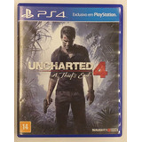 Jogo Uncharted 4 - A Thief's End Ps4 - Mídia Fisica (usado)