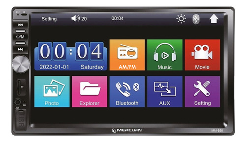 Estereo Pantalla Tactil  Bluetooth 2 Din Mirror Gps Aux Usb