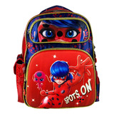 Mochila Kinder De Lady Bug Rojo Lb301k33bp