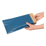 200 Sobres Bolsas Ecommerce Lisos Azul Nº 1 - 20x32 - C/adh