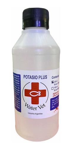 Potasio Plus Water Vet 250ml Crecimiento Acuarios Plantados 