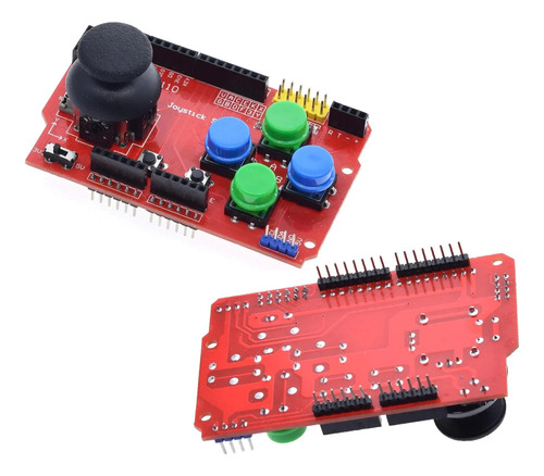 Joystick Control 6 Pulsadores 1 Suiche 2 Ejes Shield Arduino