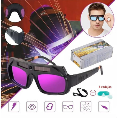 Savefree -gafas De Seguridad Para Soldar Lentes Para Soldar Con Oscurecimiento Automático Negro5 Tabletas Protectoras | MercadoLibre