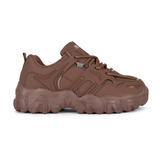 Zapatillas 47 Street Addict Marron Mujer