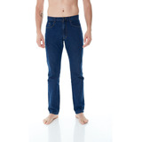 Pantalon Jean Recto Clasico Azul Hombre Talles 38/48 Oferta