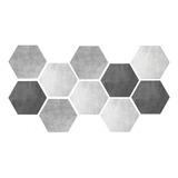 Pegatinas De Pared De Pvc Adhesivo Para Azulejos Hexagonal P
