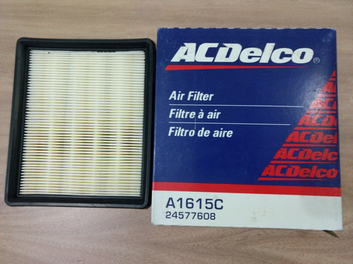 Filtro De Aire Chevrolet Cavalier 96-02. Acdelco A1615c Foto 2