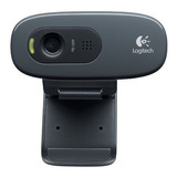 Câmera Webcam Logitech C270 Hd Com 3 Mp  Widescreen 720p