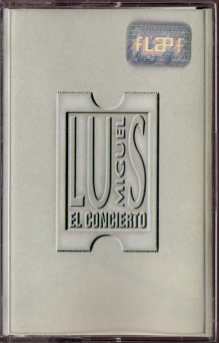 Cassette Luis Miguel  El Concierto Nuevo - Colombia 1995