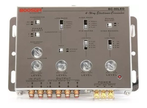 Crossover Booster Bc-90 Com Led 8 Canais = Piramid Evok Snak