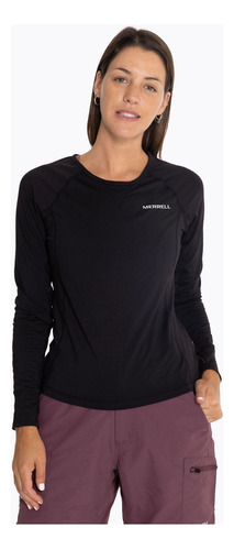 Primera Capa Top Mujer Top Fleece Negro Merrell