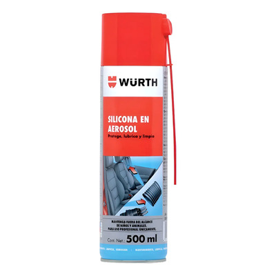 Silicona En Spray Würth® 500ml Lubrica Protege Limpia | Envío gratis