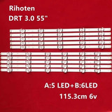 Kit Tiras Leds LG 55lb5830/55lb6100/55lb6500 Aluminio Nuevos