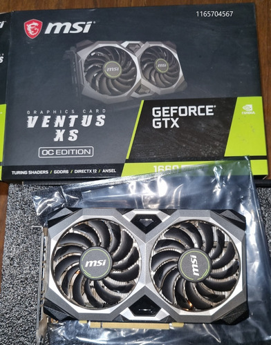 Gtx 1660 Super Msi Ventus Oc Usado Solo Gaming