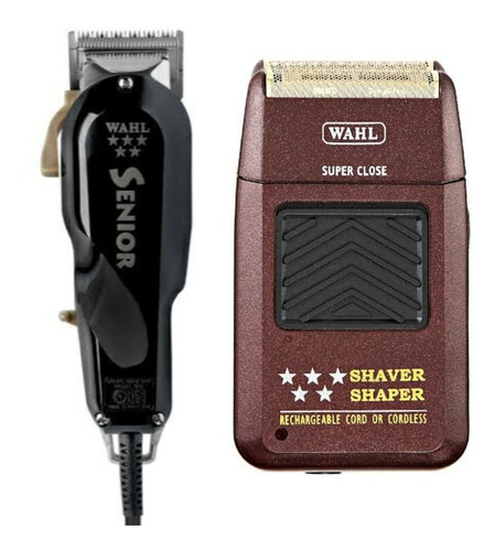 Combo Wahl Five Star Senior Overlap+ Afeitadora Shaver Close