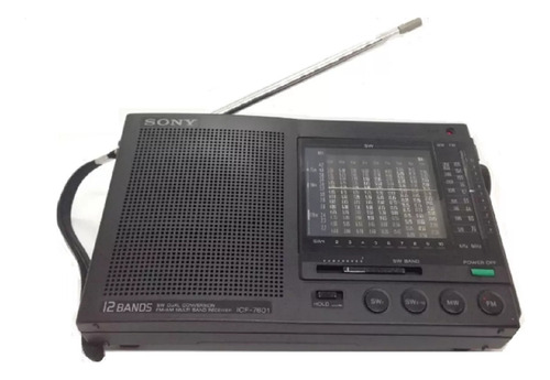 Radio Onda Corta Sony  Icf Icf-7601 -12 Bandas Japones Usado