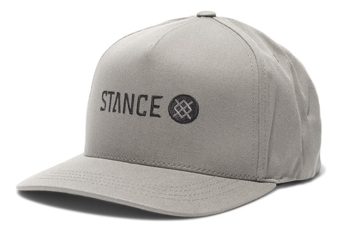 Gorra Stance Icon Wool Snapback Unisex Moda Gris