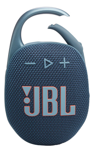Caixa De Som Jbl Clip 5 Portátil Azul Bluetooth Waterproof