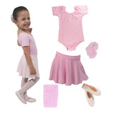 Roupa De Ballet Com 5 Peças Balé Infantil Bailarina