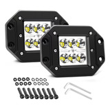 Faros Auxiliares De 6 Led Para Jeep Atv Utv 4*4, 1 Par