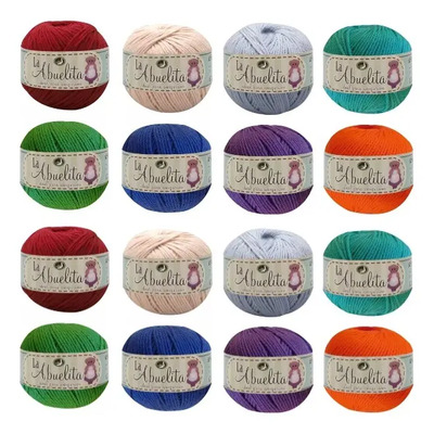 Hilaza Abuelita, Amigurumi Paquete De 20 Piezas Algodón | Envío gratis