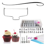 Kit Confeiteiro Sacos Bicos Confeitar Nivelador Profissional