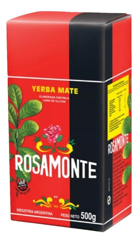 Yerba Mate Rosamonte Tradicional 500 Grs 1 Libra Medio Kilo
