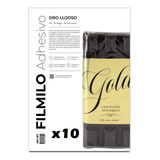 Filmilo Art-jet Adhesivo Oro Lujoso A4 X10 Hojas