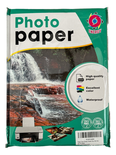 Papel Foto Glossy 200 Grs.a4 Doble Faz 100 H. Envío Gratisx4