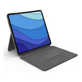 Funda Logitech Con Teclado Compatible iPad Pro 12.9'' Gris