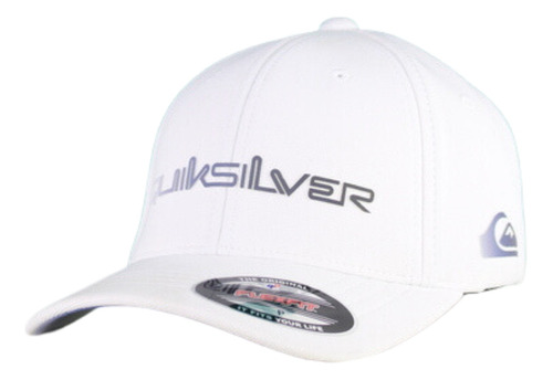 Boné Quiksilver Juvenil P Branco Refletivo Degrade Silkado