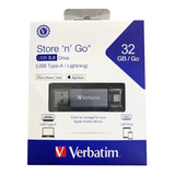 Pendrive Verbatim 32 Gb Usb 3.0 / Lightning