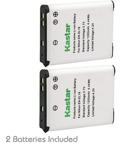 2-pack Baterías En-el19 P/nikon Coolpix S2700 Sony Dsc-rx0