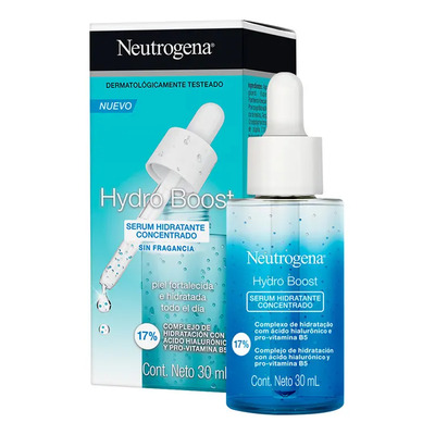 Neutrogena Hydro Boost Sérum Hidratante Facial Concentrado con Ácido Hialurónico, 30ml | MercadoLibre