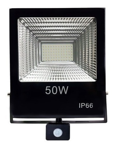 Pack 2 Foco Led Con Sensor De Movimiento 50w Ip66 Exterior