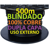 Cabo Rede Cat5e 500m Cobre Ftp Dc Externo Blindado Connect