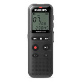 Grabadora De Voz Philips Dvt1160 Voicetracer Color Negro